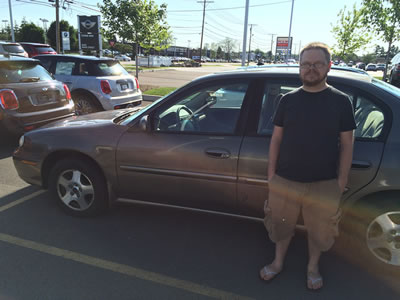 The 2002 Chevy Malibu and I.